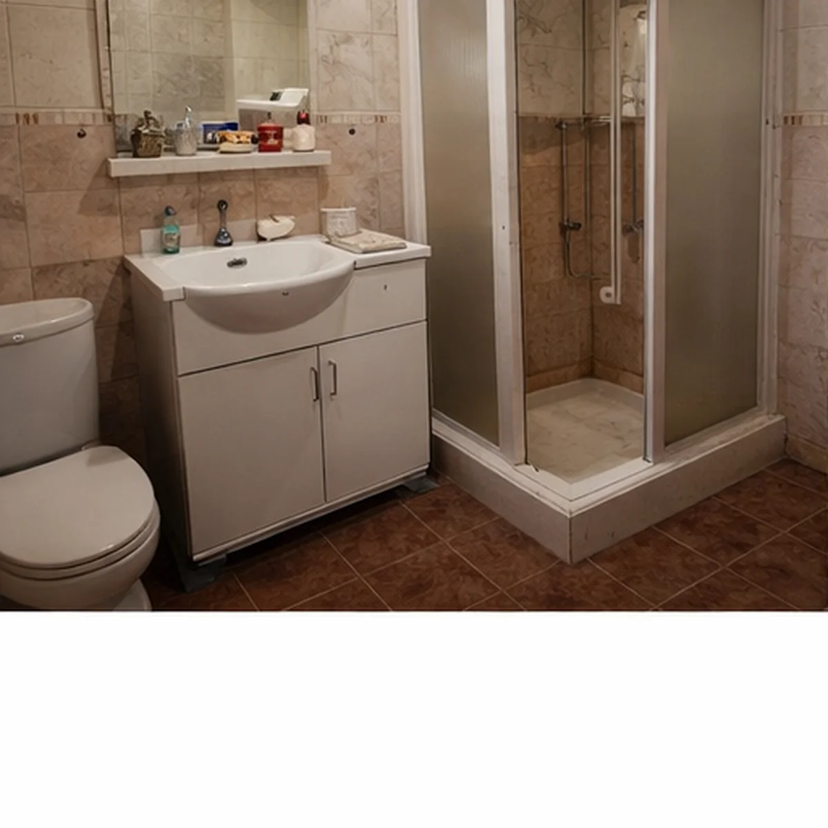 İzmir banyo tadilatı öncesi eski banyo görünümü