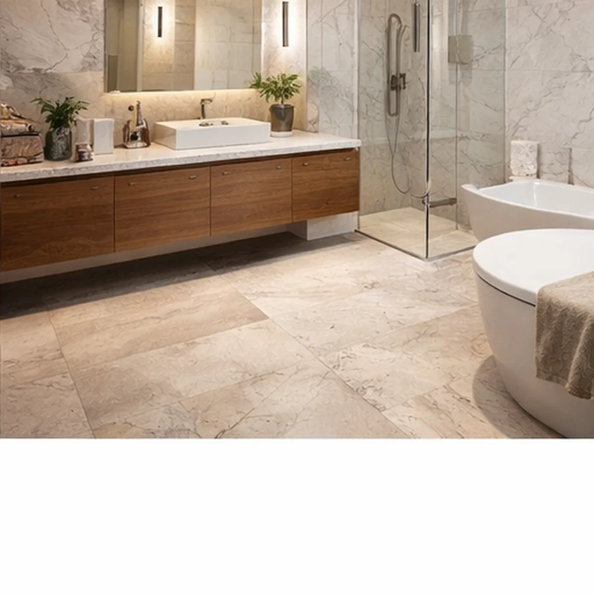 İzmir banyo tadilatı sonrası lüks banyo dönüşümü