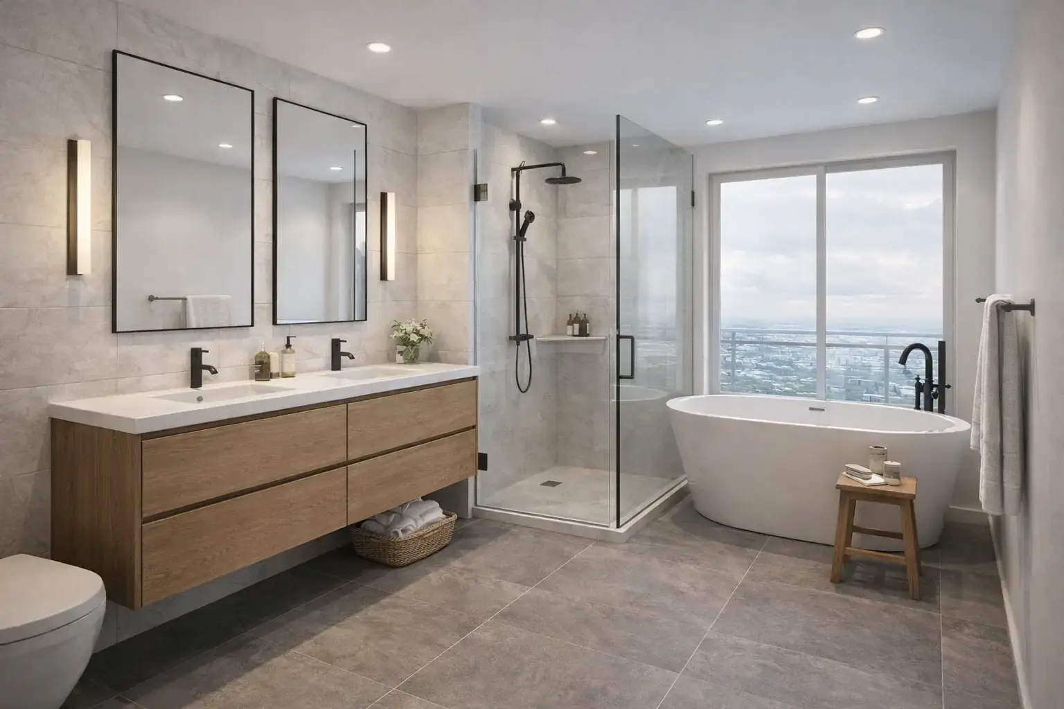 İzmir banyo yenileme duş ve seramik uygulaması